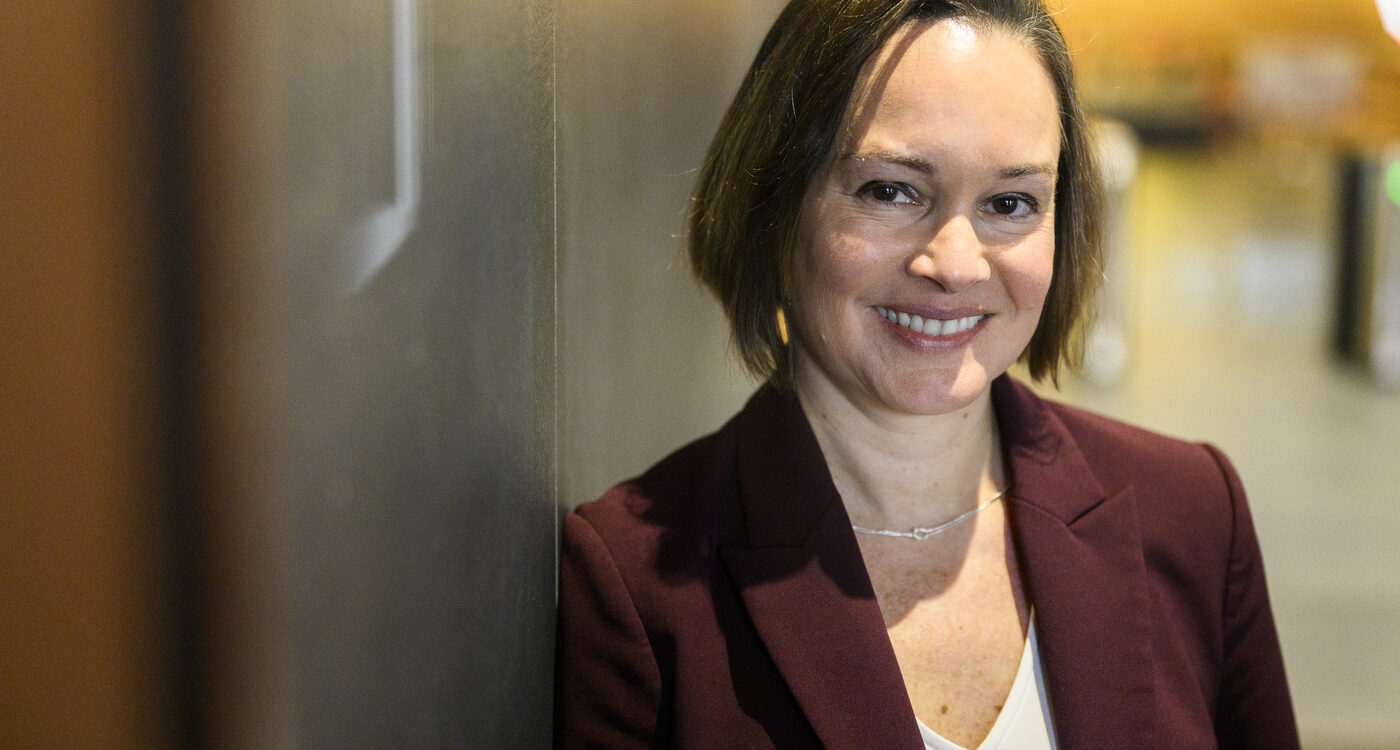 Adriana De Souza E Silva, a communication studies professor and and Director of the Center for Transformative Media at the College of Arts, poses for a portrait on March 28, 2025.