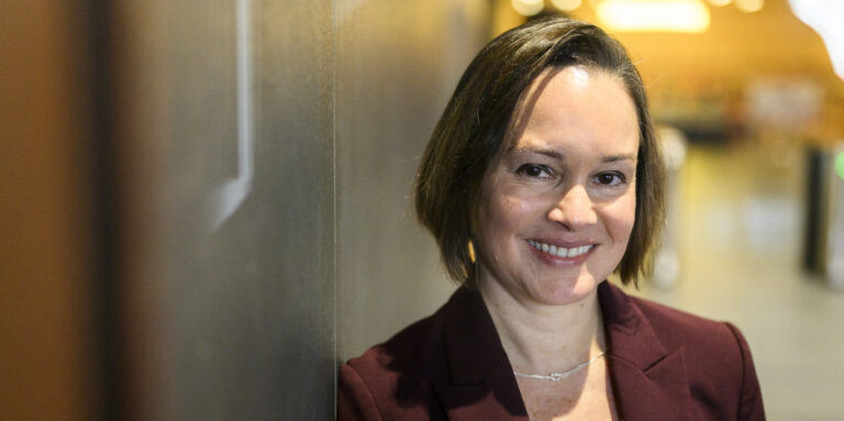 Adriana De Souza E Silva, a communication studies professor and and Director of the Center for Transformative Media at the College of Arts, poses for a portrait on March 28, 2025.