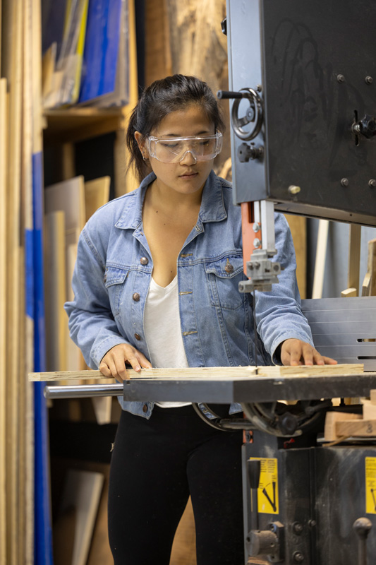 Our full-service woodshop and digital fabrication facility